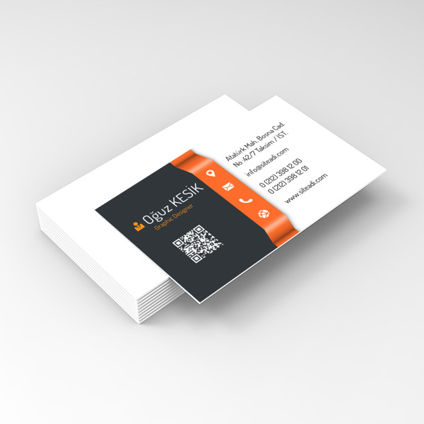 3D Tek Yön Kartvizit