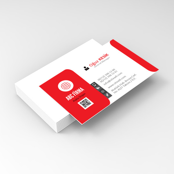 Kurumsal Sade Kartvizit 25