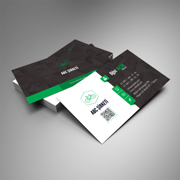 Kurumsal Kartvizit Yeşil 3122