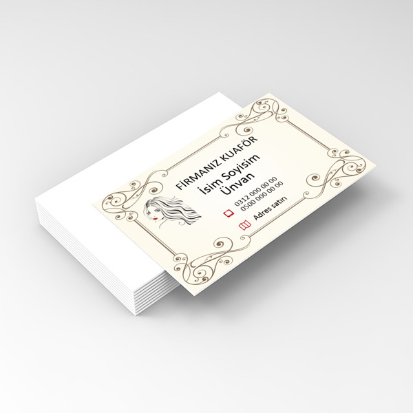 bayan kuaför Kartvizit