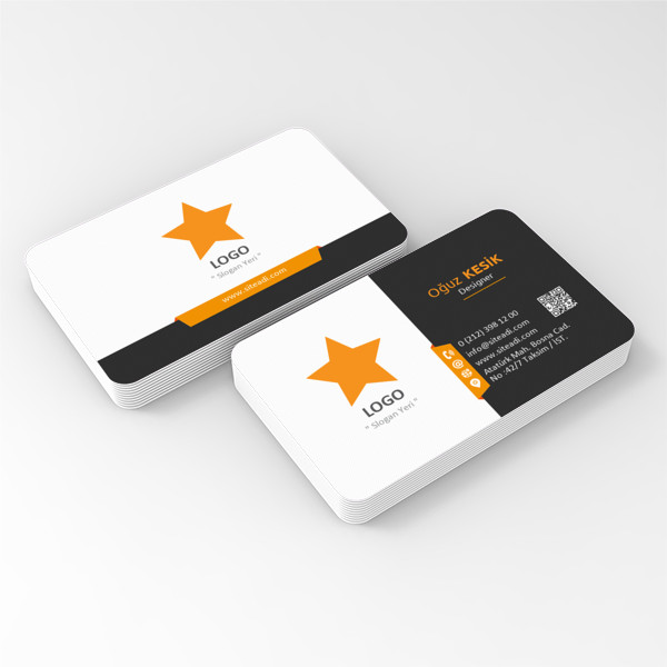 Yıldız Kartvizit oval