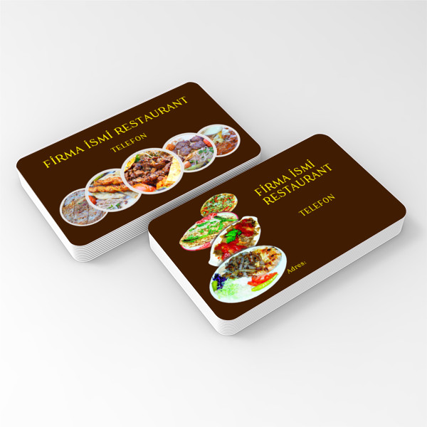 Restaurant ve Lokanta Kartvizitleri