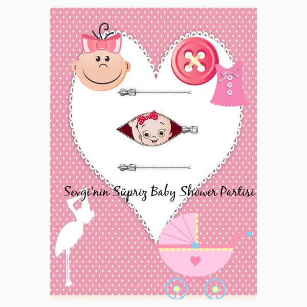 baby shower davetiye