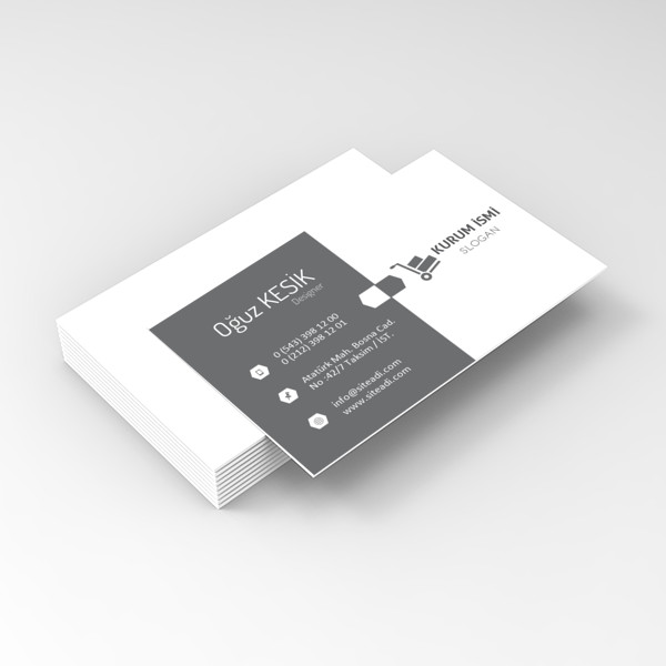 Kurumsal Kartvizit siyah beyaz 03