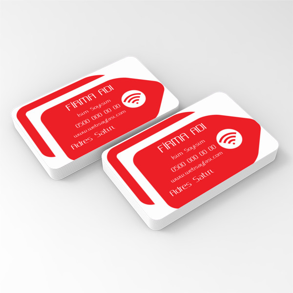 kartvisit kırmızı