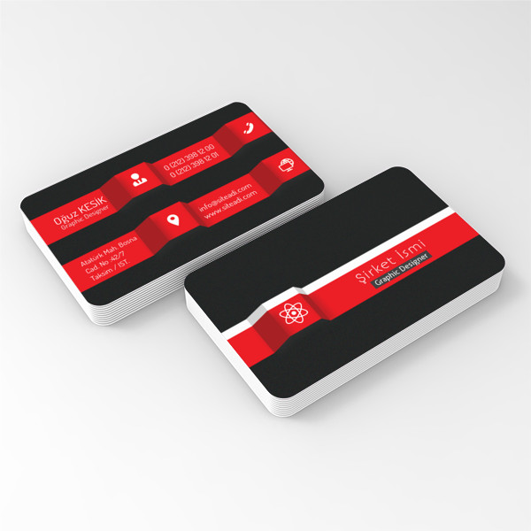 Kurumsal Kişisel Kartvizit Oval 