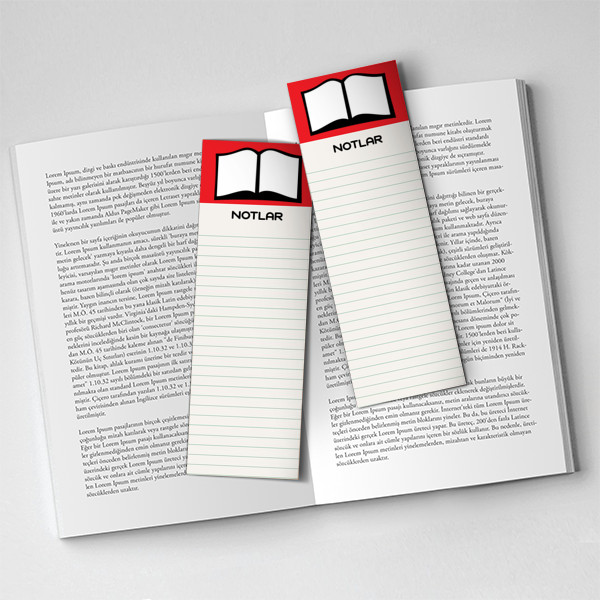 Notlu Kitap Ayracı