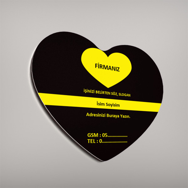 Sarı Siyah Magnet Tasarımı