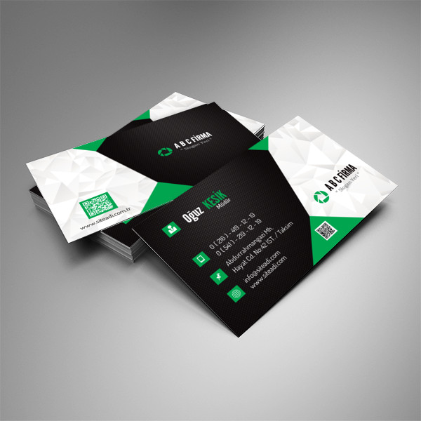 Kurumsal Yeşil Kartvizit 01