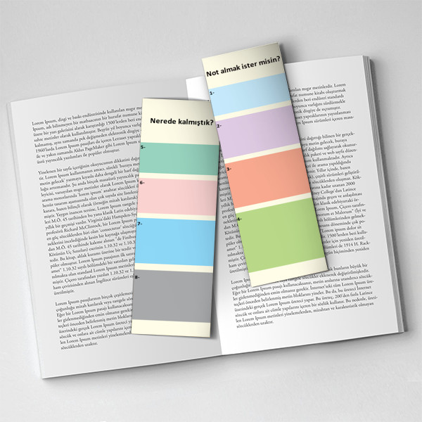 Kitap Ayracı (Okurken Not Almayı Sevenlere)