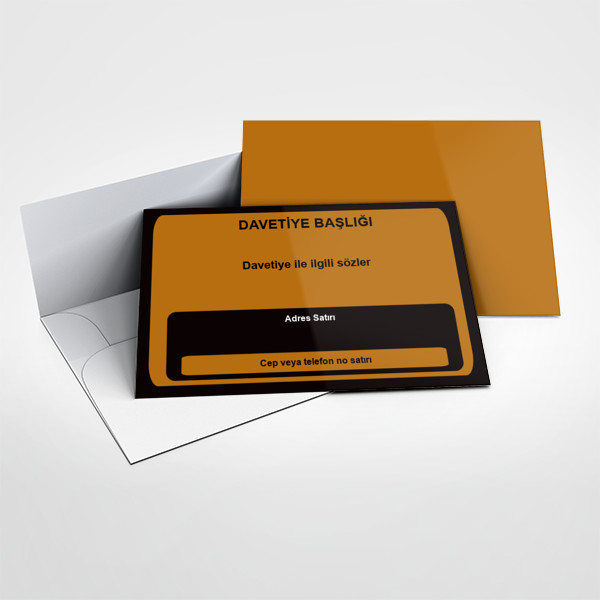 Serbest Davetiye Çalışması