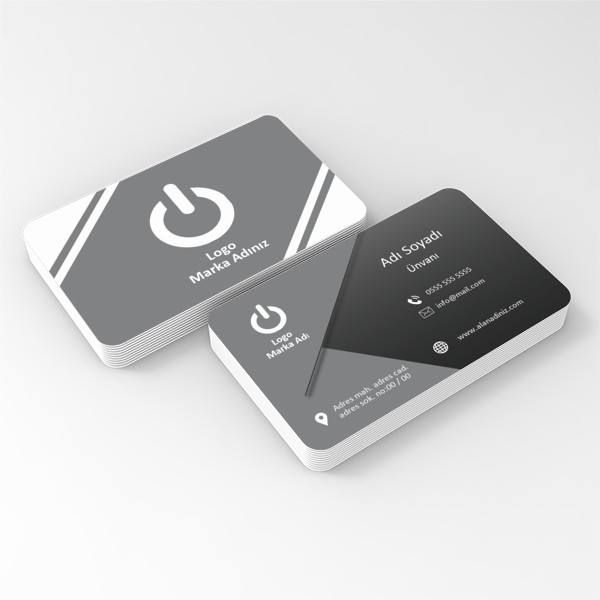 Derin Etki Oval Kartvizit