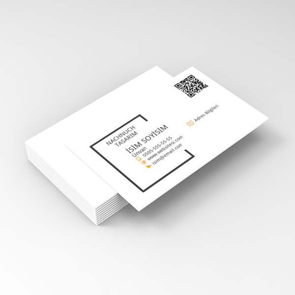 Qr Kodlu Tasarımcı Kartviziti