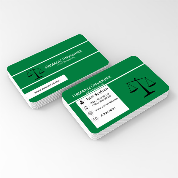 Hukuk Danışmanlık Kartvizit