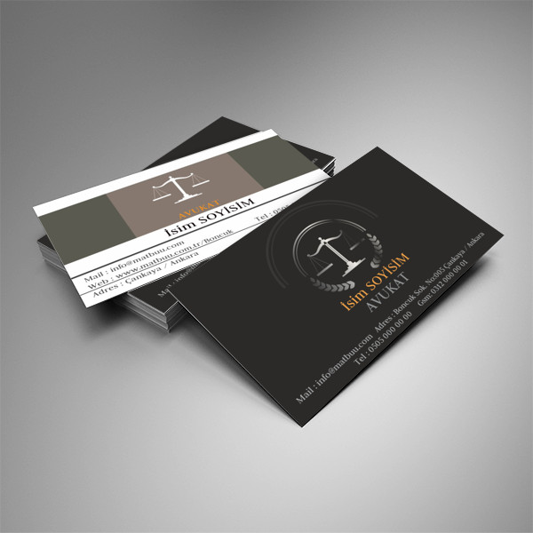 Avukatlık Kartvizit 8