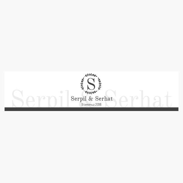 Düğün Temalı Su Şişesi Etiketi 4