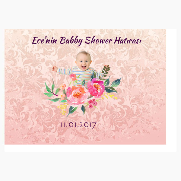 Pink Baby Shower Magnet