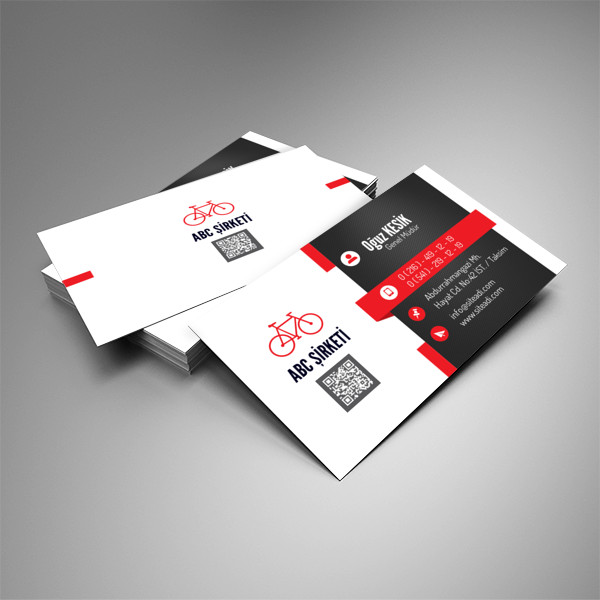Kurumsal Kartvizit Kırmızı 01