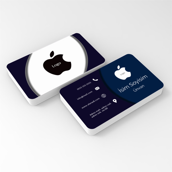 Marka İmajı Oval Kartvizit