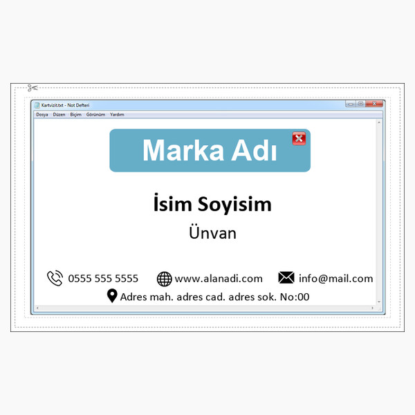 Bilişim - Bilgisayar Kartvizit