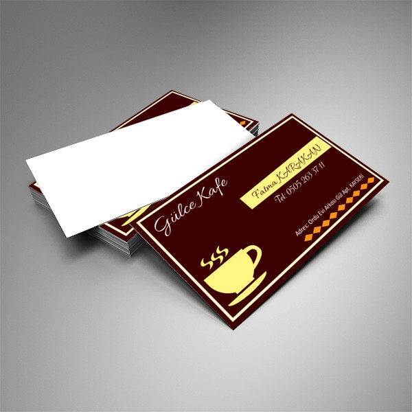 Kafe İşletmecisi Kartviziti