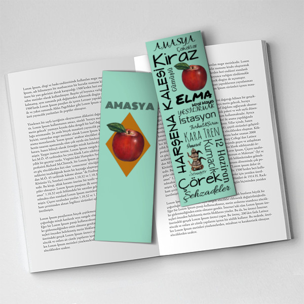 Amasya Tasarım Kitap Ayracı