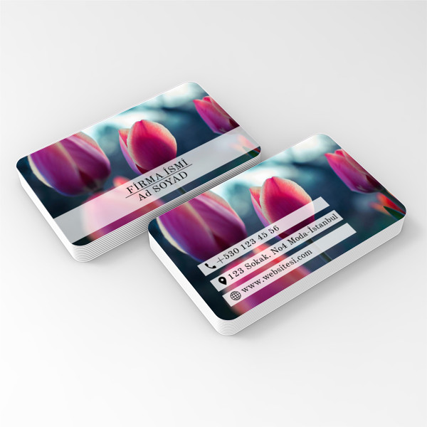 çiçekçi kartvizit