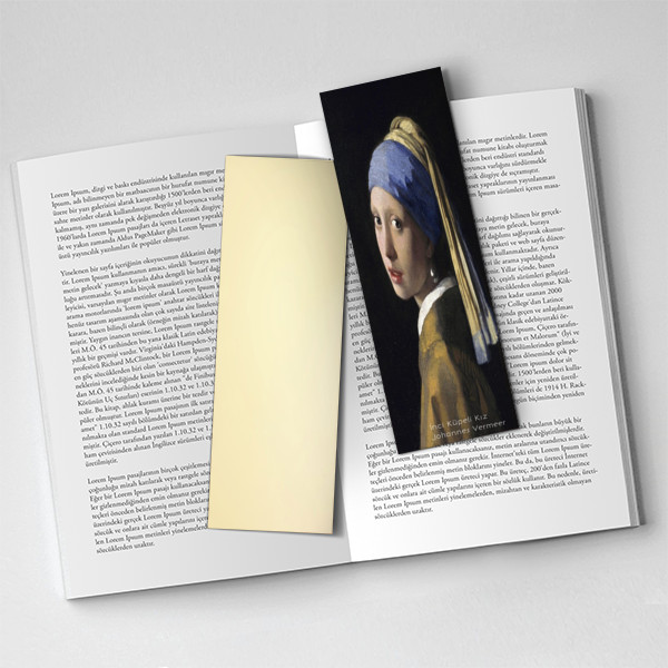 İnci Küpeli Kız Kitap Ayracı