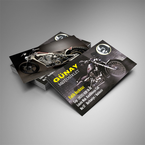 Motorsiklet Bayi Kartvizit Tasarımı