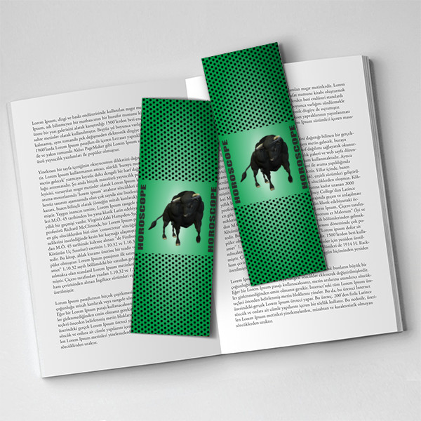 Burçlar Boğa - Kitap Ayracı