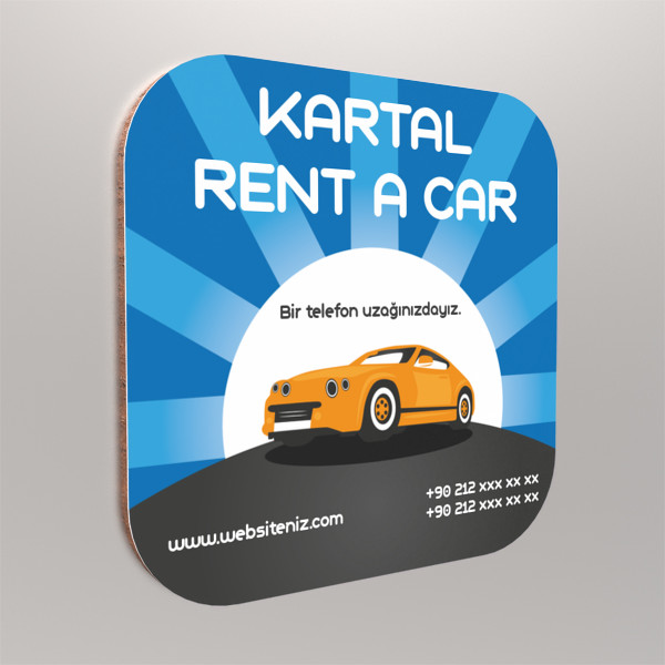 Rent A Car Magnet