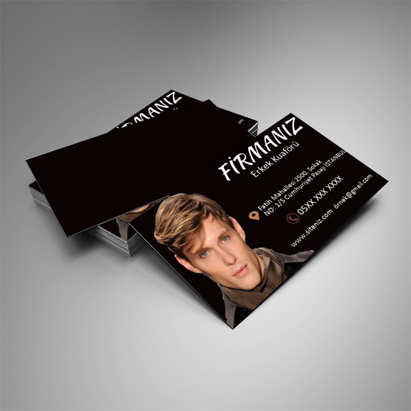 Erkek Kuaför Kartvizit