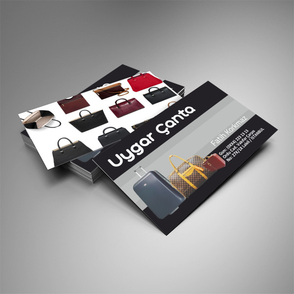 çantacı kartvizit tasarımı