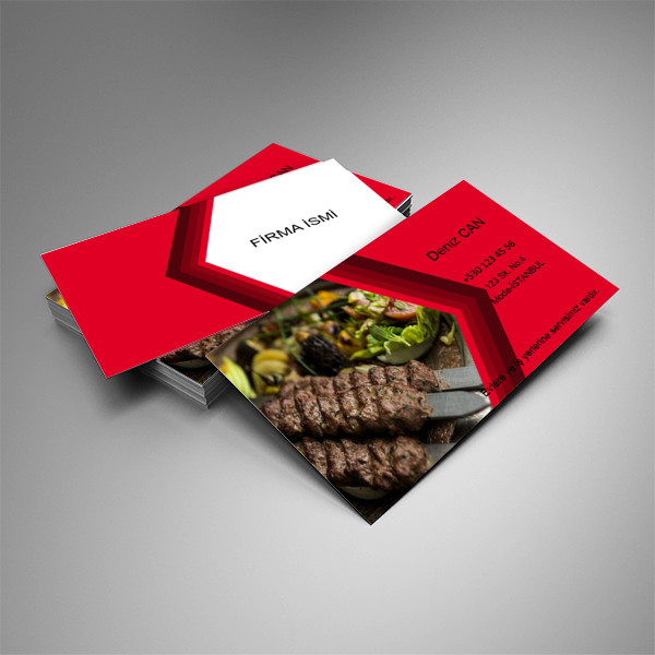 Döner, kebap kartvizit