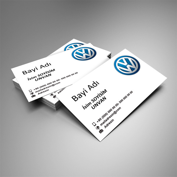 volkswagen kartvizit