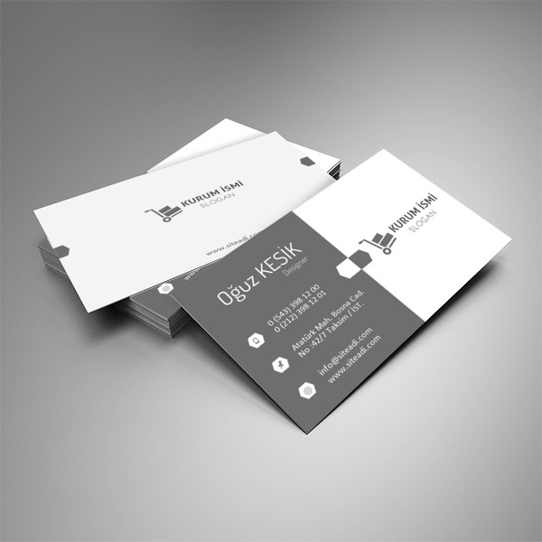 Kurumsal Kartvizit siyah beyaz 03
