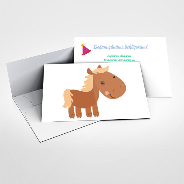 Doğum günü davetiyesi 2