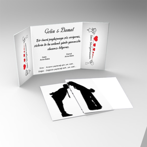 Çift kırımlı davetiye