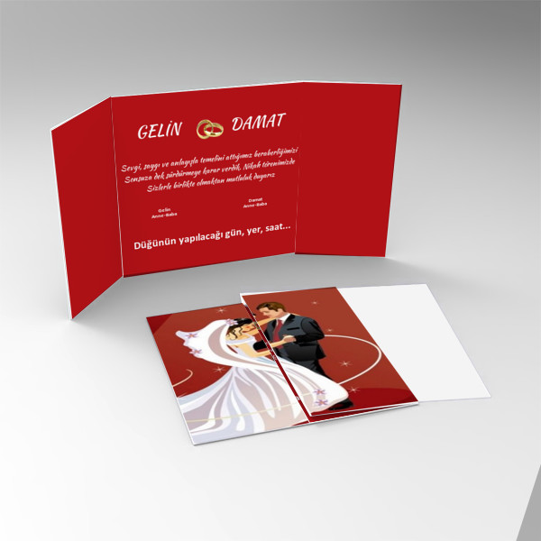 Çift kırımlı davetiye