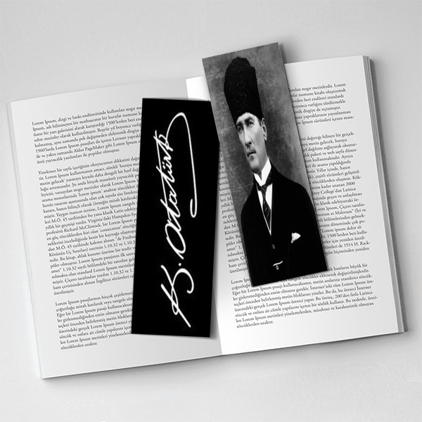M.Kemal Atatürk Kitap ayracı