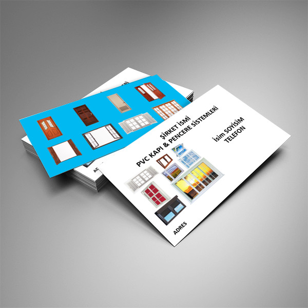 Pvc Kapı & Pencere Sistemleri Kartvizitleri