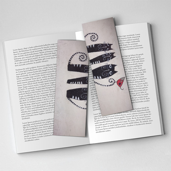 Kedili Kitap Ayracı
