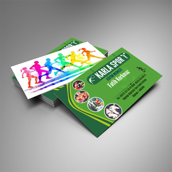 Spor, Eğitim Kartvizit Tasarımı