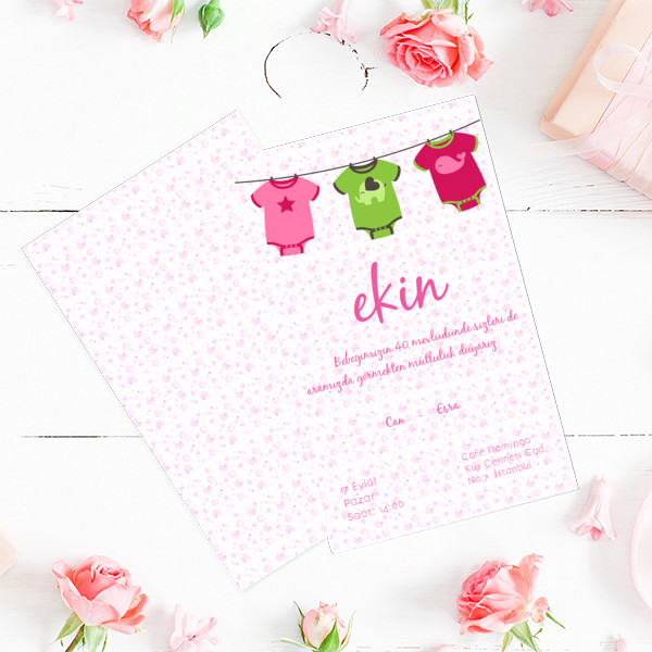 Bebek Mevlüdü Davetiye 3