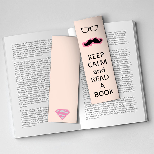 Keep Calm Kitap Ayracı