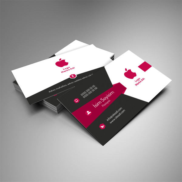 Red Business Tual Kartvizit