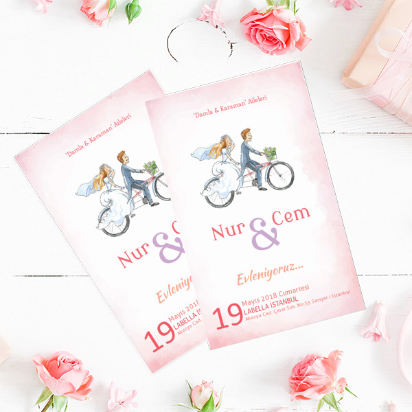 Düğün Davetiyesi Vintage