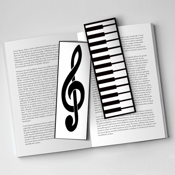 Kitap Ayracı (Piyano Temalı)