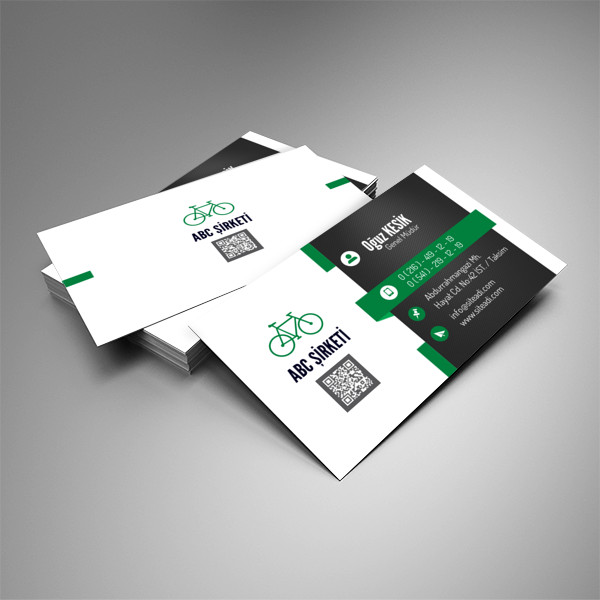 Kurumsal Kartvizit Yeşil 01