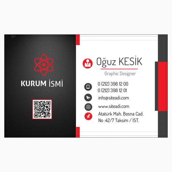 Sıradan Basit Kartvizit